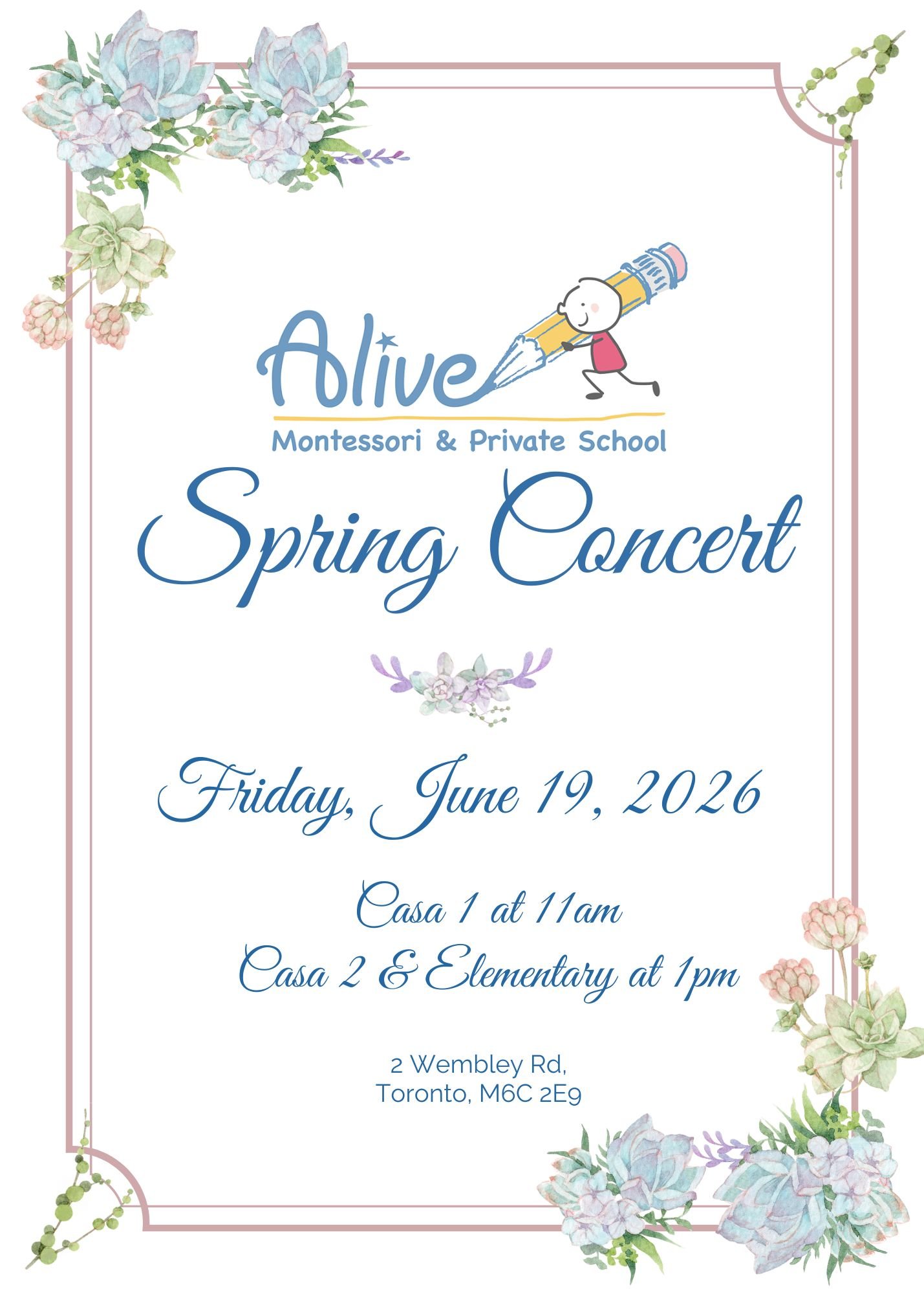 Spring Concert 2026 | Alive Montessori & Private School Toronto
